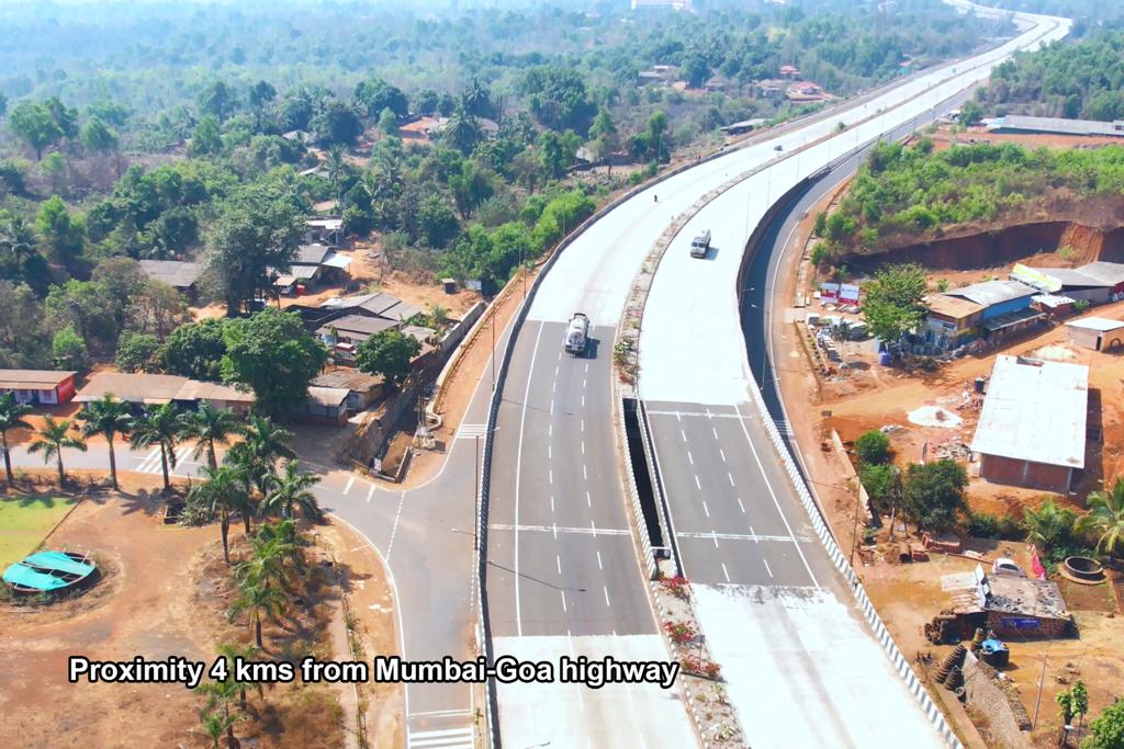 Proximity 4km From Mumbai-Goa Highway